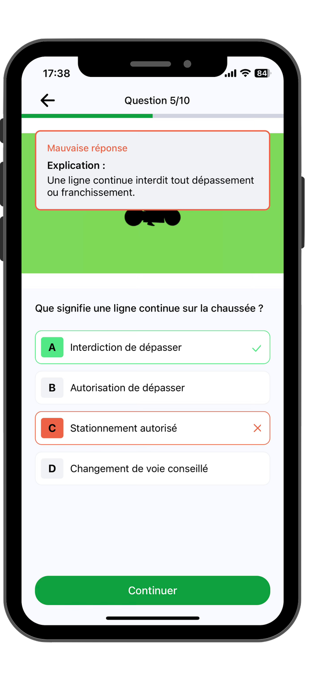 Iphone Screenshot of the mobile app